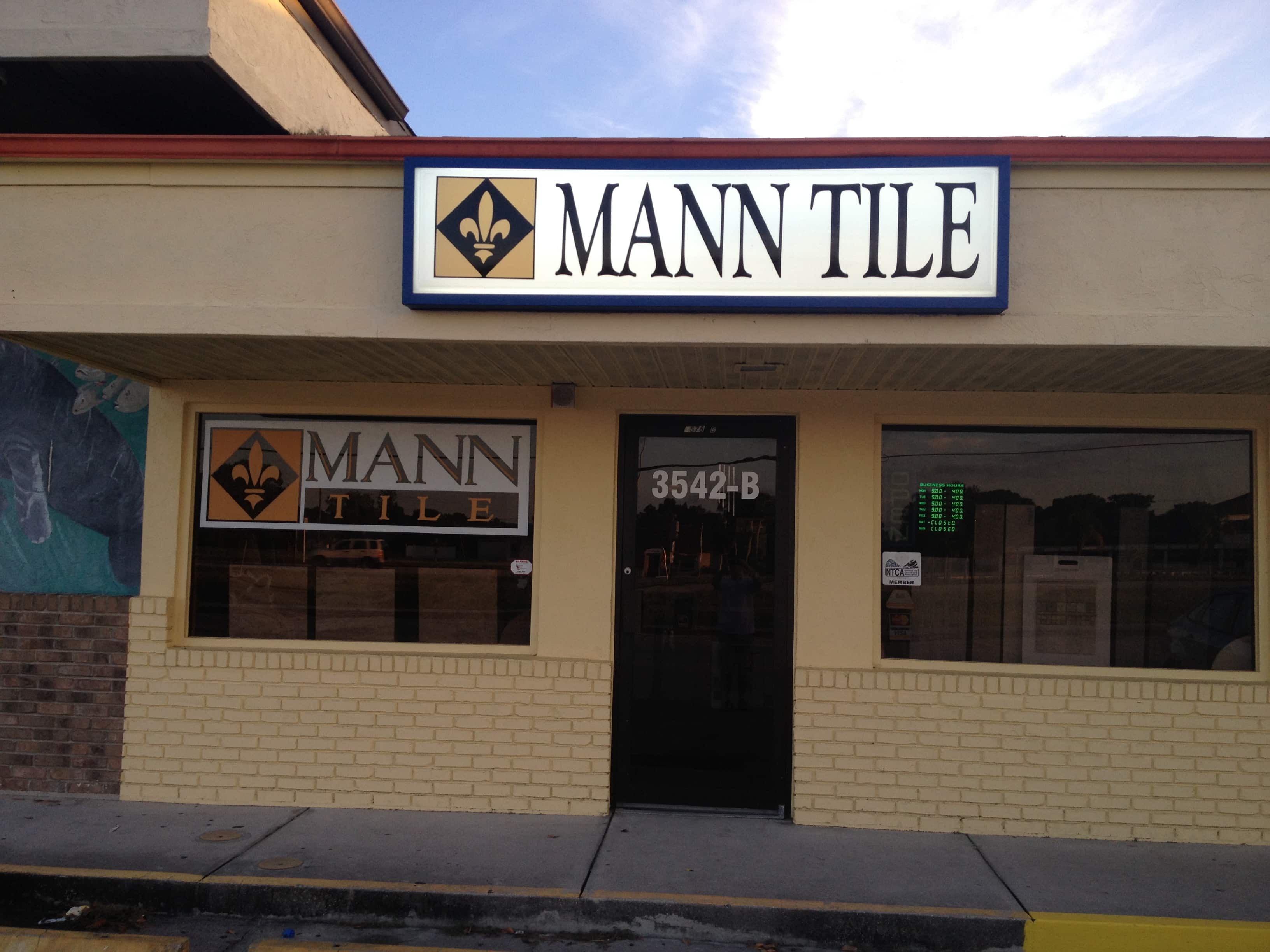 It's a Sign! Mann Tile Design Studio and Installation