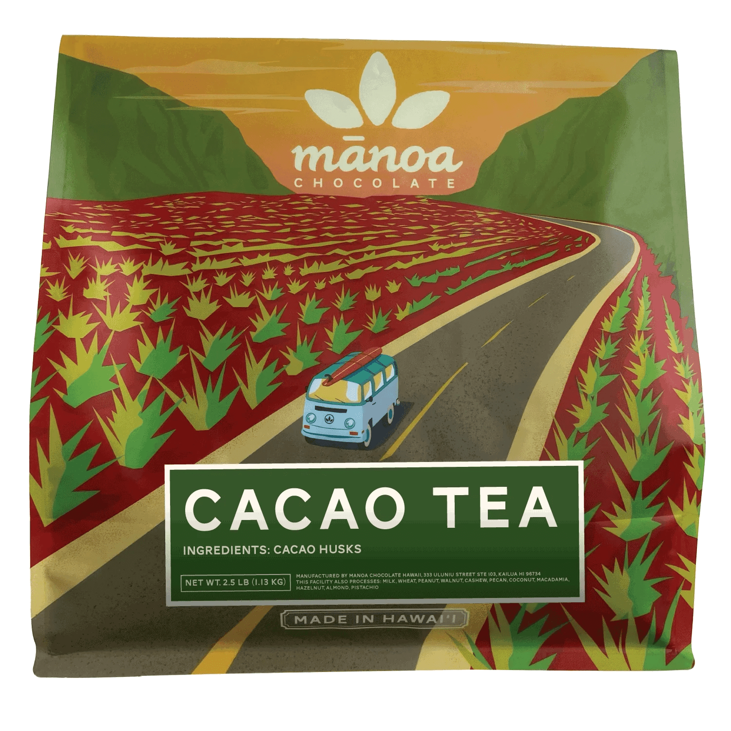 Bulk Cacao Tea 2.5LB Manoa Chocolate Hawaii