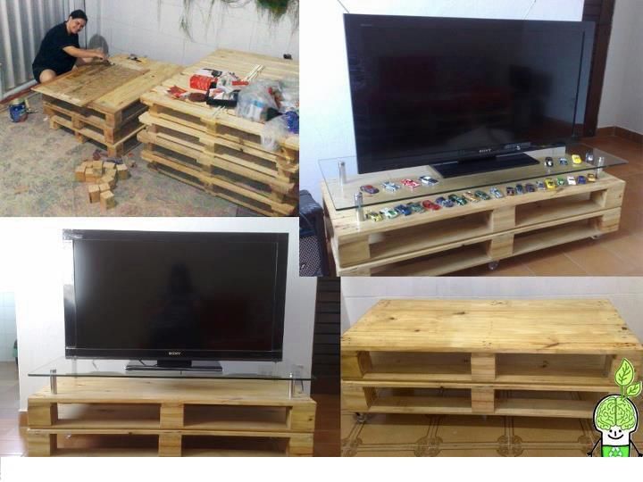 Este no solo es un. Por lo que es necesaria la producción de estos centros de entretenimiento moderno en madera para equipos electrónicos. Crea tu propio centro de entretenimiento con PALLETS Manos a la Obra