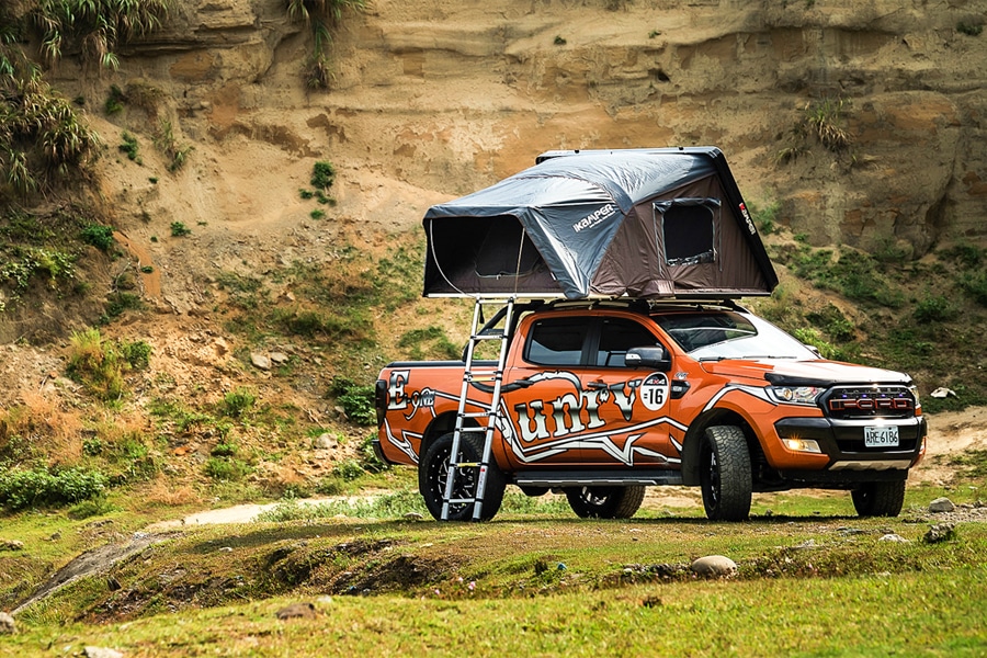 Ikamper XCover Rooftop Tent Keeps it Clean Man of Many