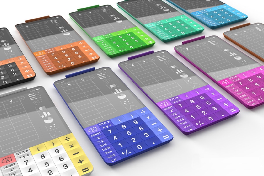 TOUCHCAL Touchscreen Scientific Calculator Man of Many