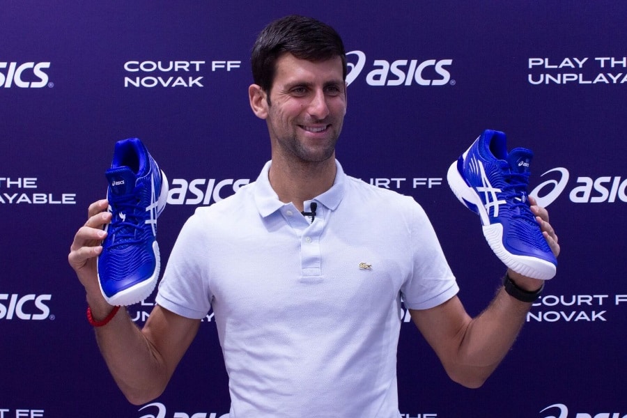 Novak Djokovic Unveils Signature ASICS Tennis Shoe in ...