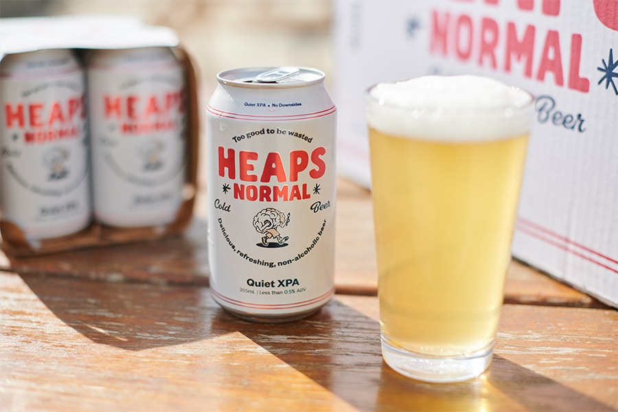 Heaps Normal's Quiet XPA is a NonAlcoholic Craft Beer Man of Many