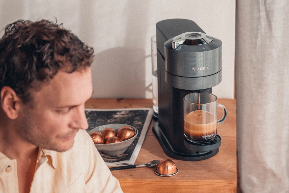 Morning Coffee Has Never Been So Easy with the Vertuo Next Man of Many