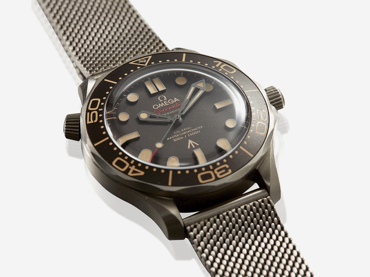 James Bond's Actual OMEGA Seamaster from No Time to Die Fetches 378,000 at Auction Man of Many