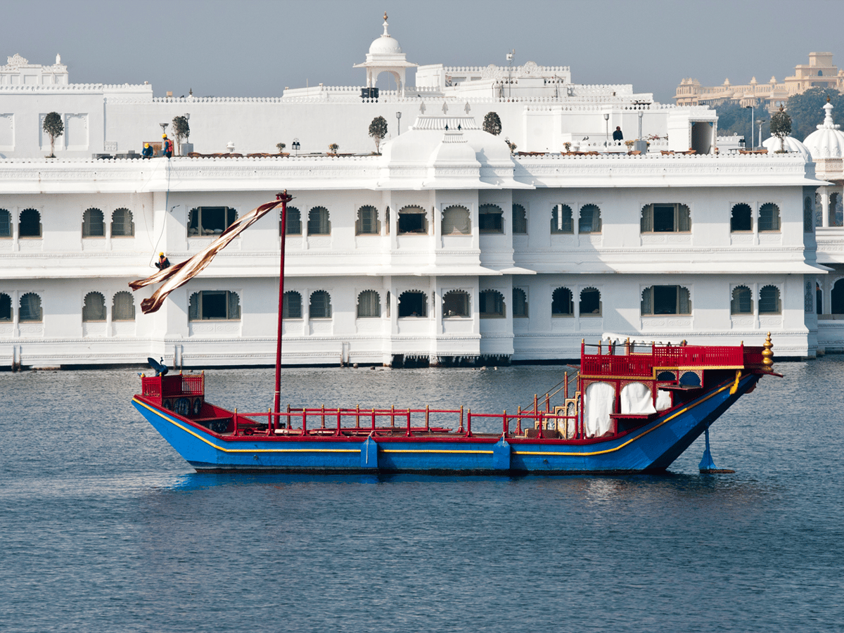 Get Your Martini Shaken, Not Stirred at the Taj Lake Palace Hotel from