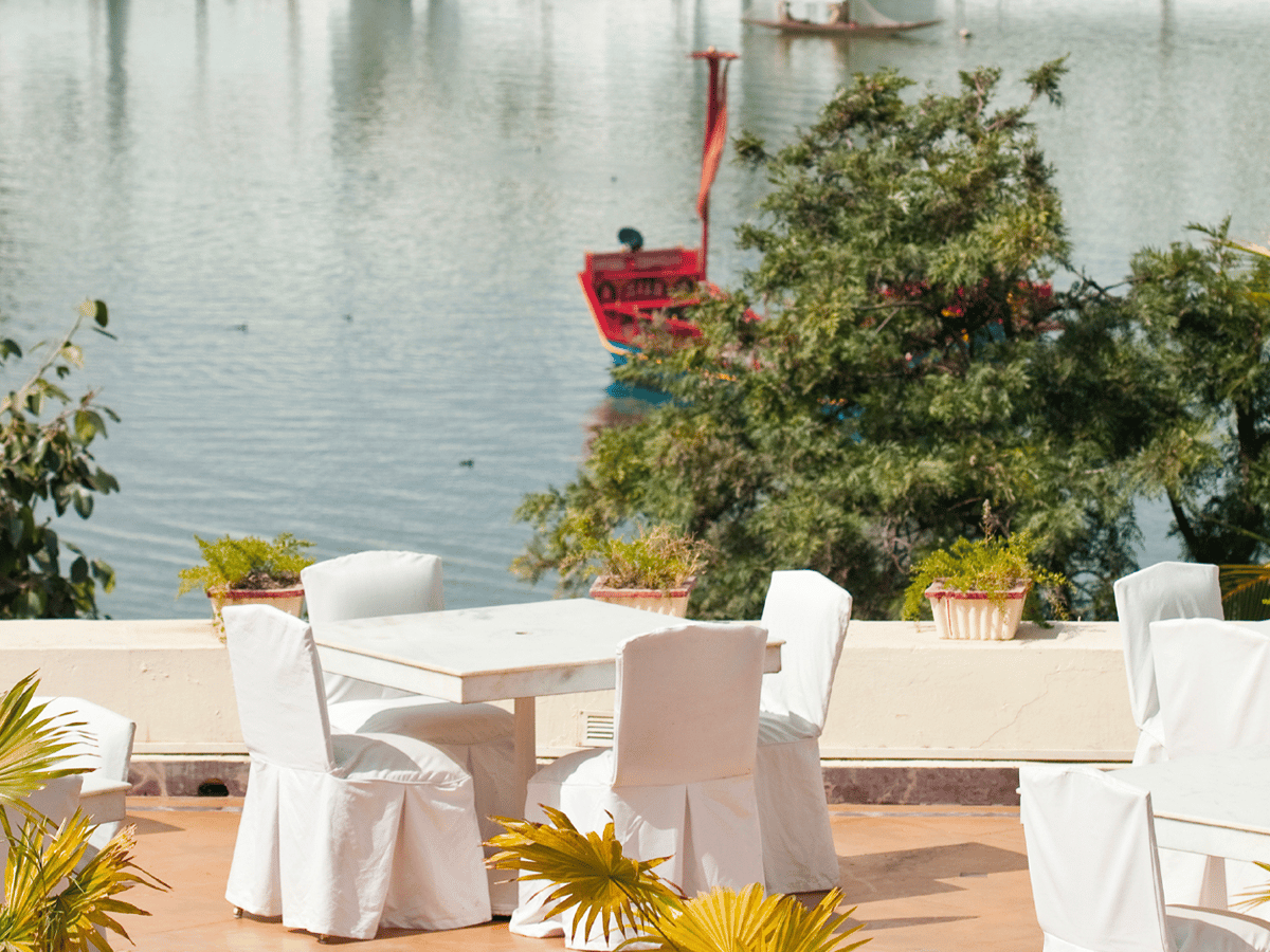 Get Your Martini Shaken, Not Stirred at the Taj Lake Palace Hotel from