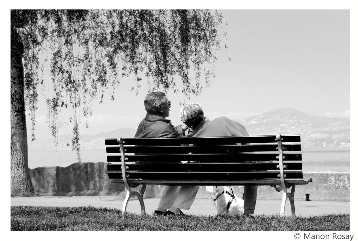 Les amoureux des bancs publics. Ma'Photographie