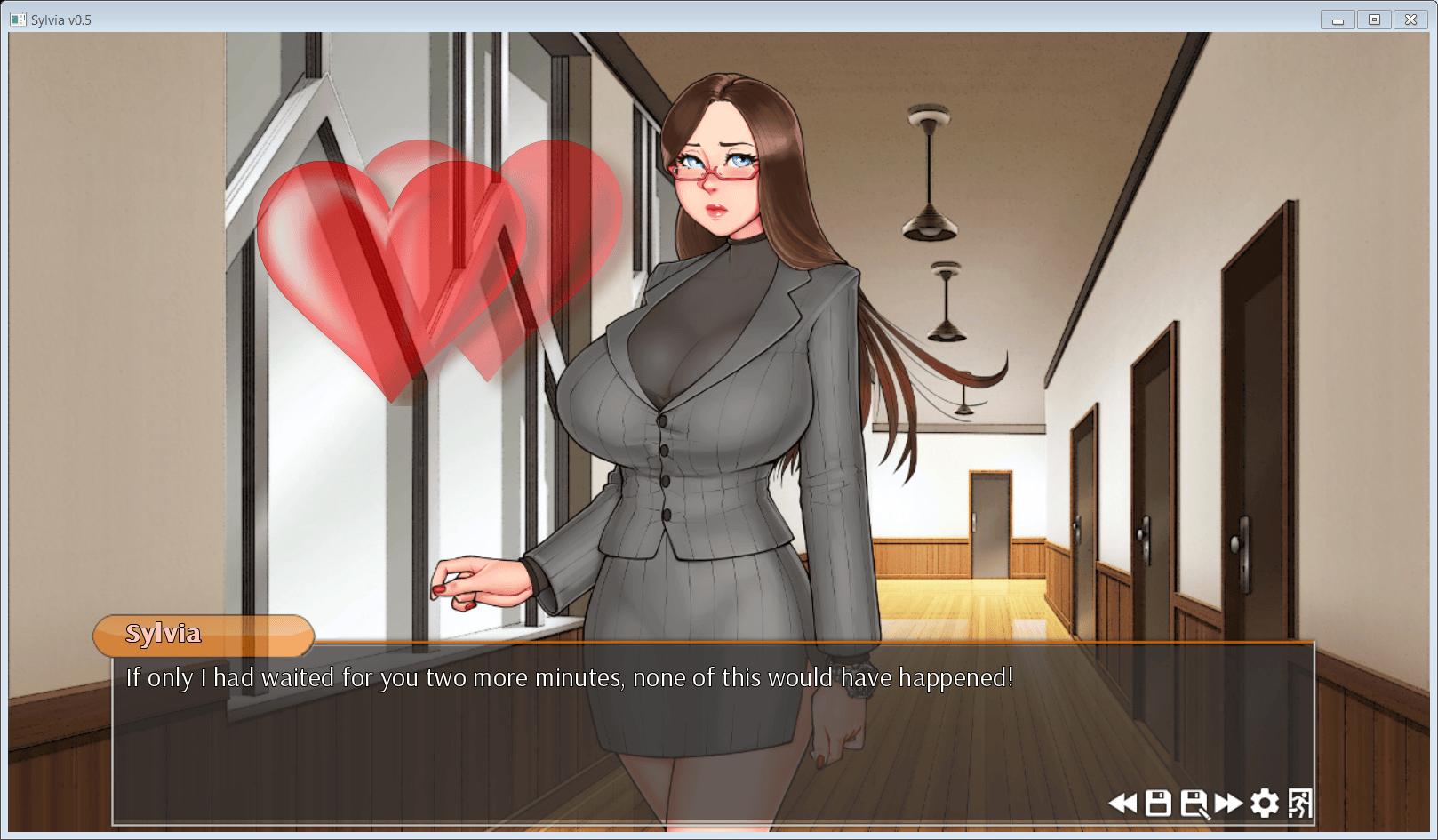 Sylvia's Adult Visual Novel Kimochi Red Light