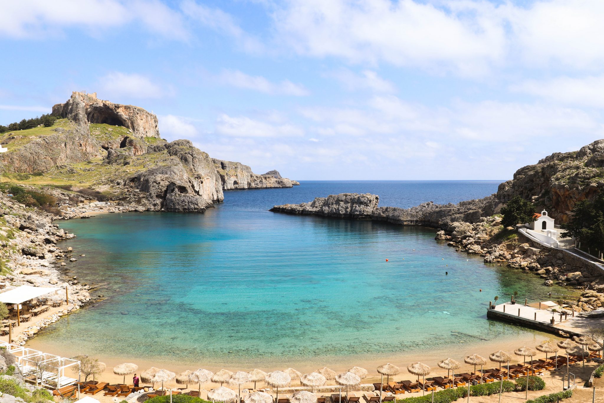 St. Paul's Bay Rhodes Guide Manos Going