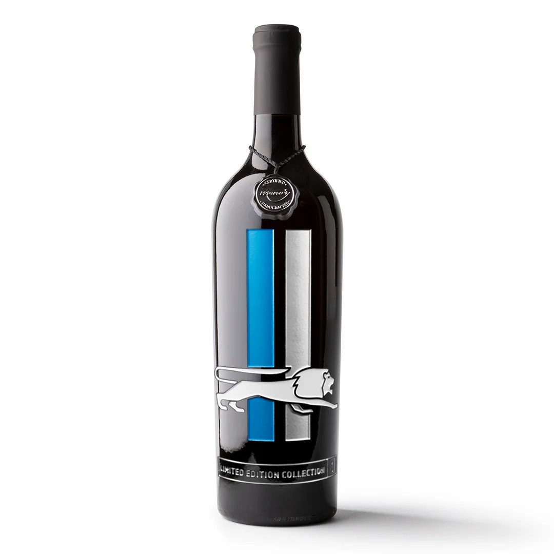 Detroit Lions Limited Edition Collection 1 Etched Wine Mano's Wine