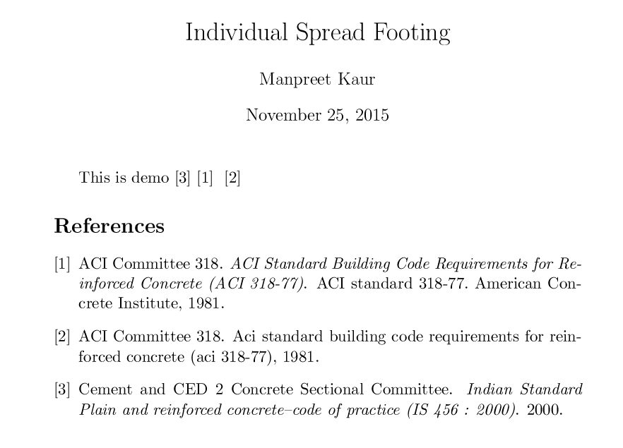 Latex Footing Telegraph