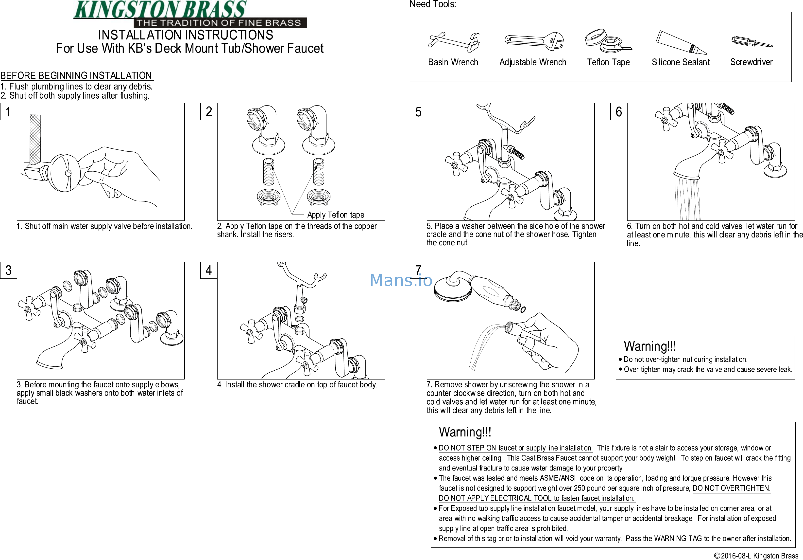 Kingston Brass CC413T5 [2/3] Kingstonbrass