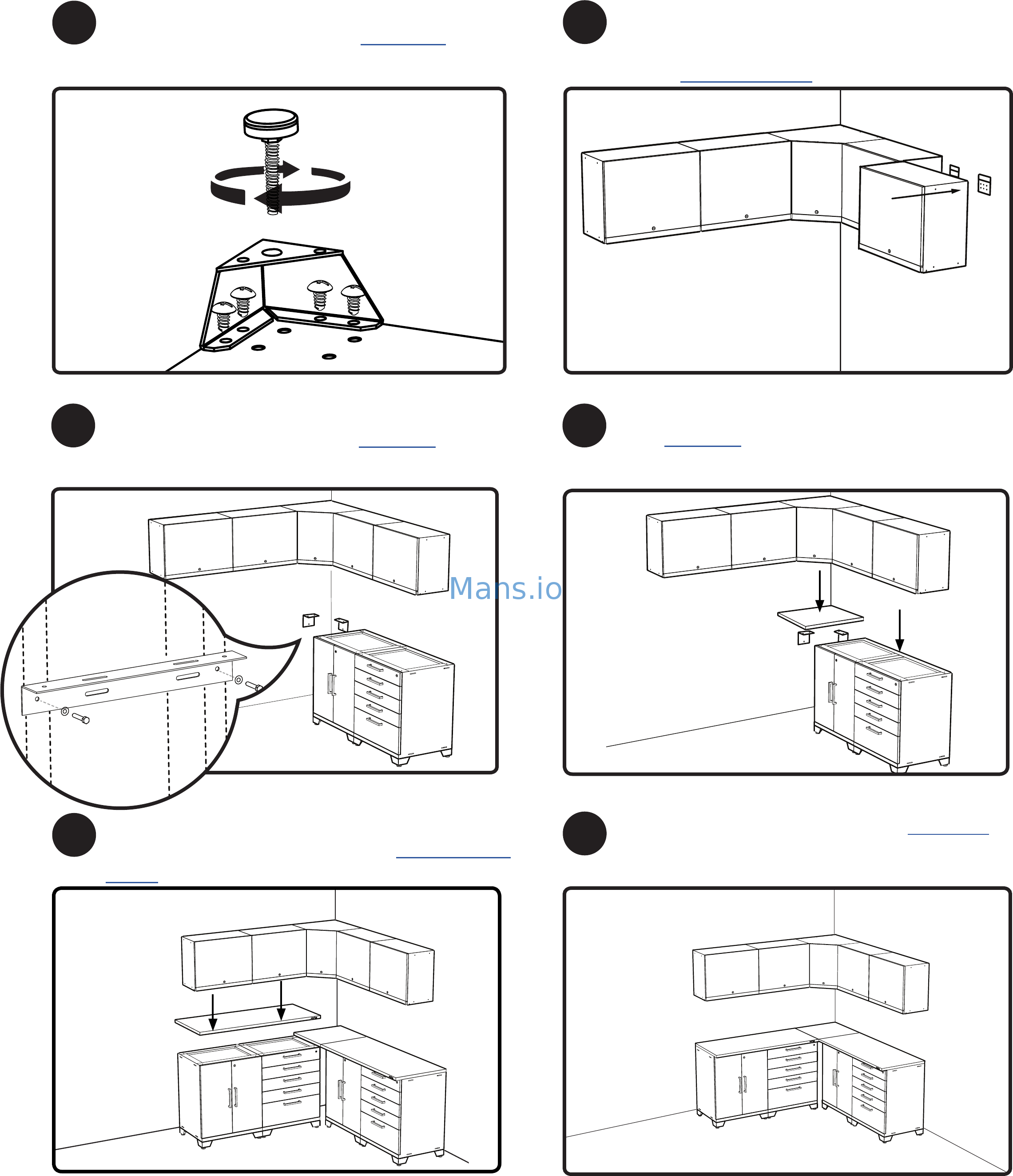 NewAge Products 53300 [49/76] Installation des armoires à l angle