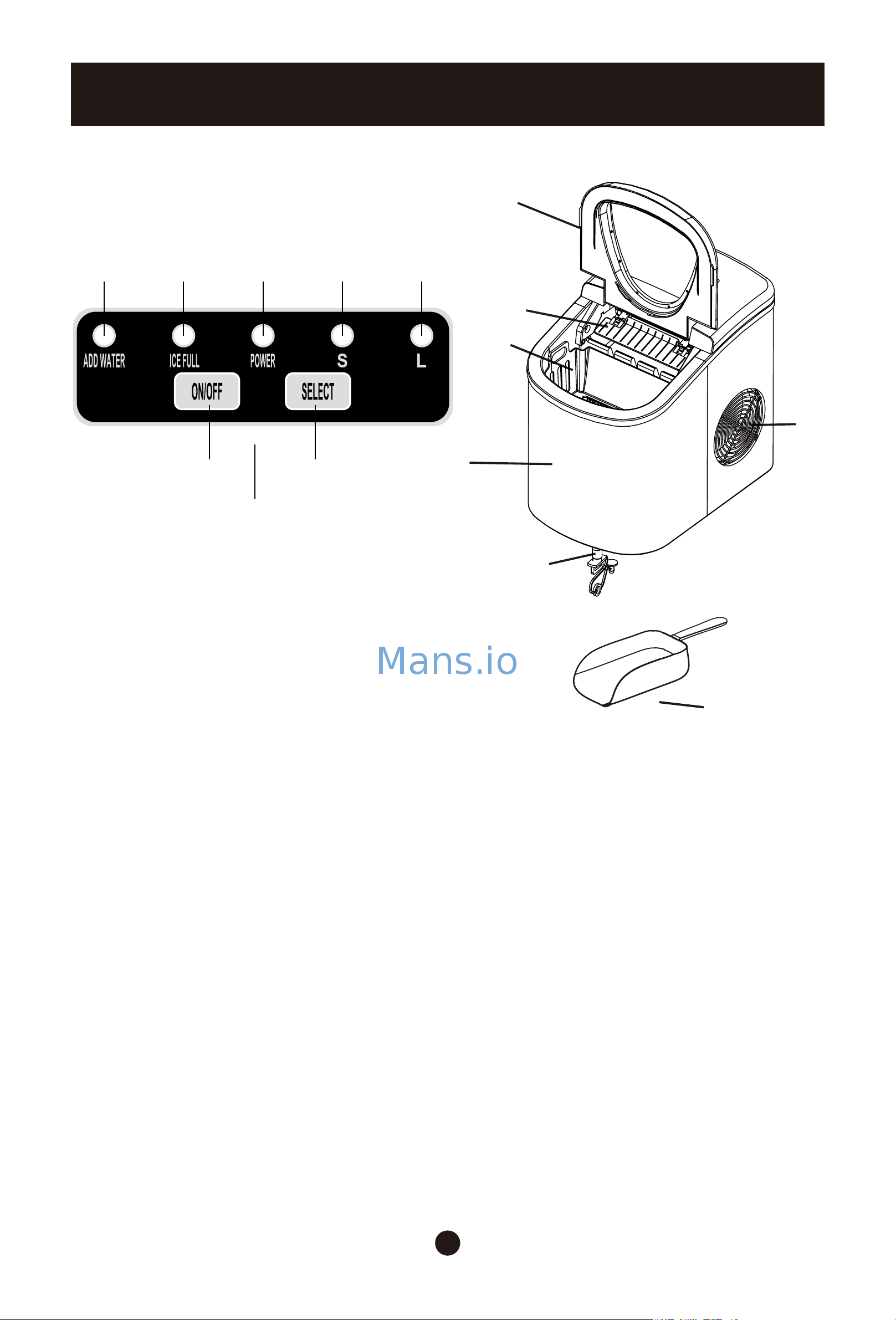 Frigidaire EFIC117-SS [12/16] Description des pieces