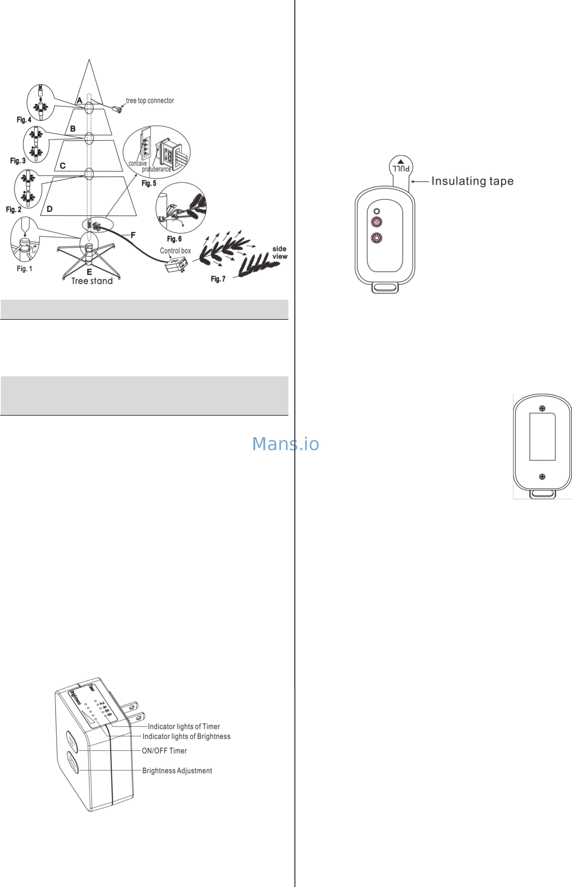 Home Accents Holiday W14N0063 [2/3] Instruction of control box and