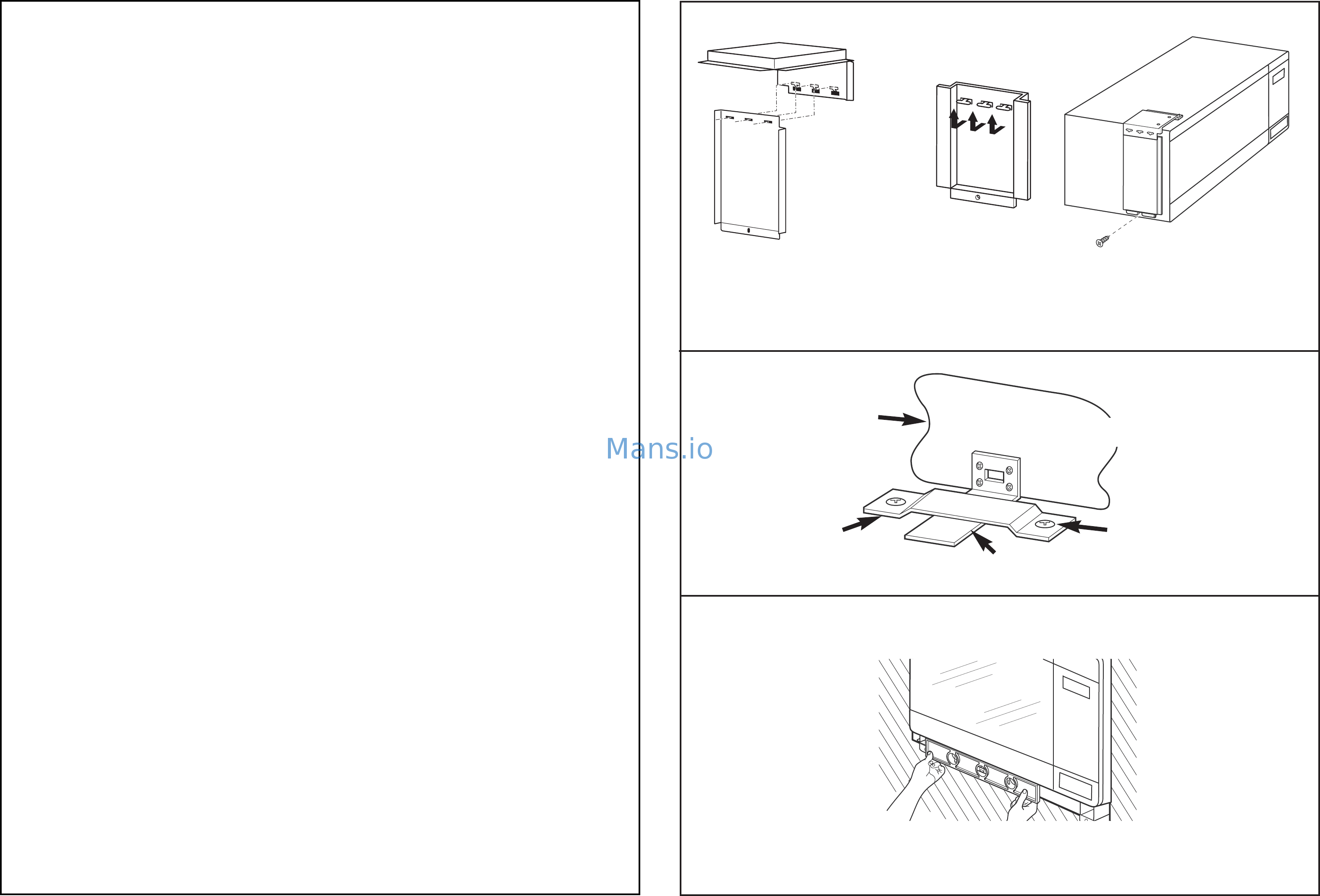 LG Electronics MK2030NST [3/4] Anti tip assembly bottom duct