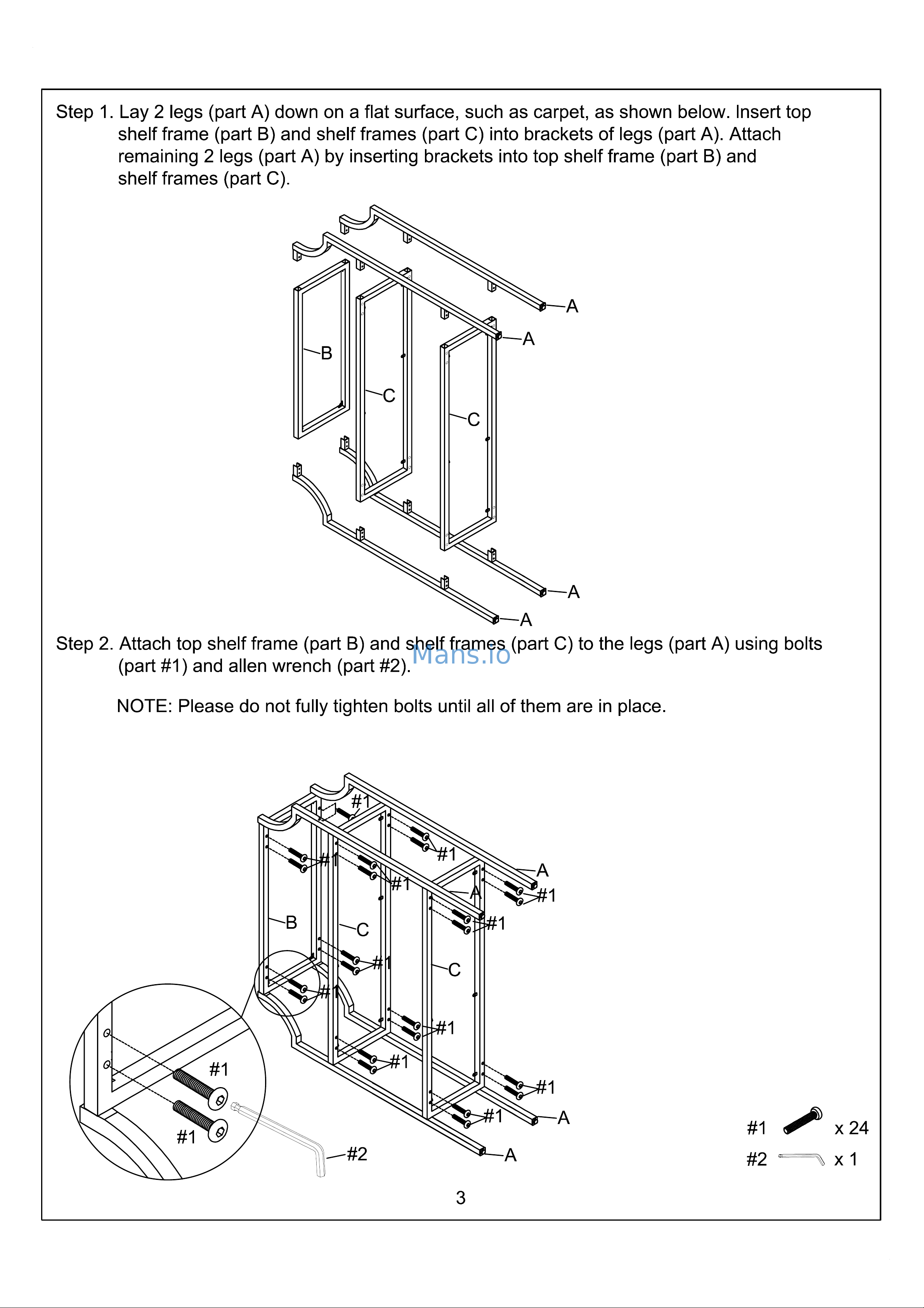 Crosley CF1307GL Instructions / Assembly online [3/5] 550757