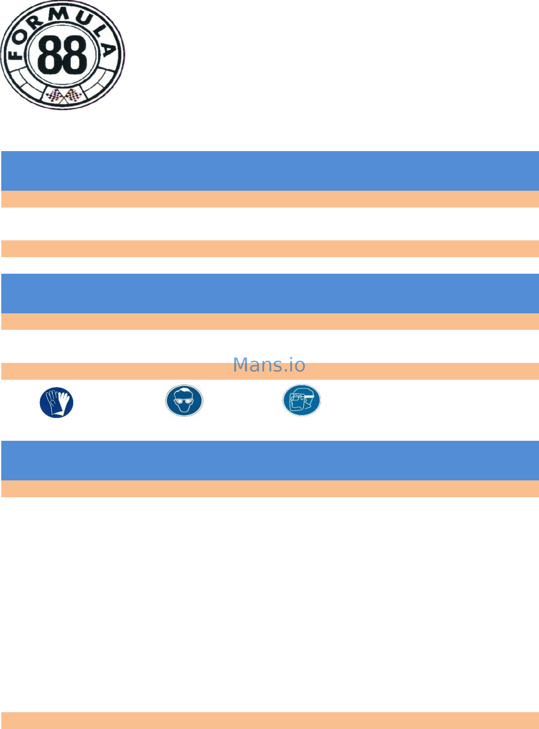 Formula 88 04312 SDS online [4/7] 604319