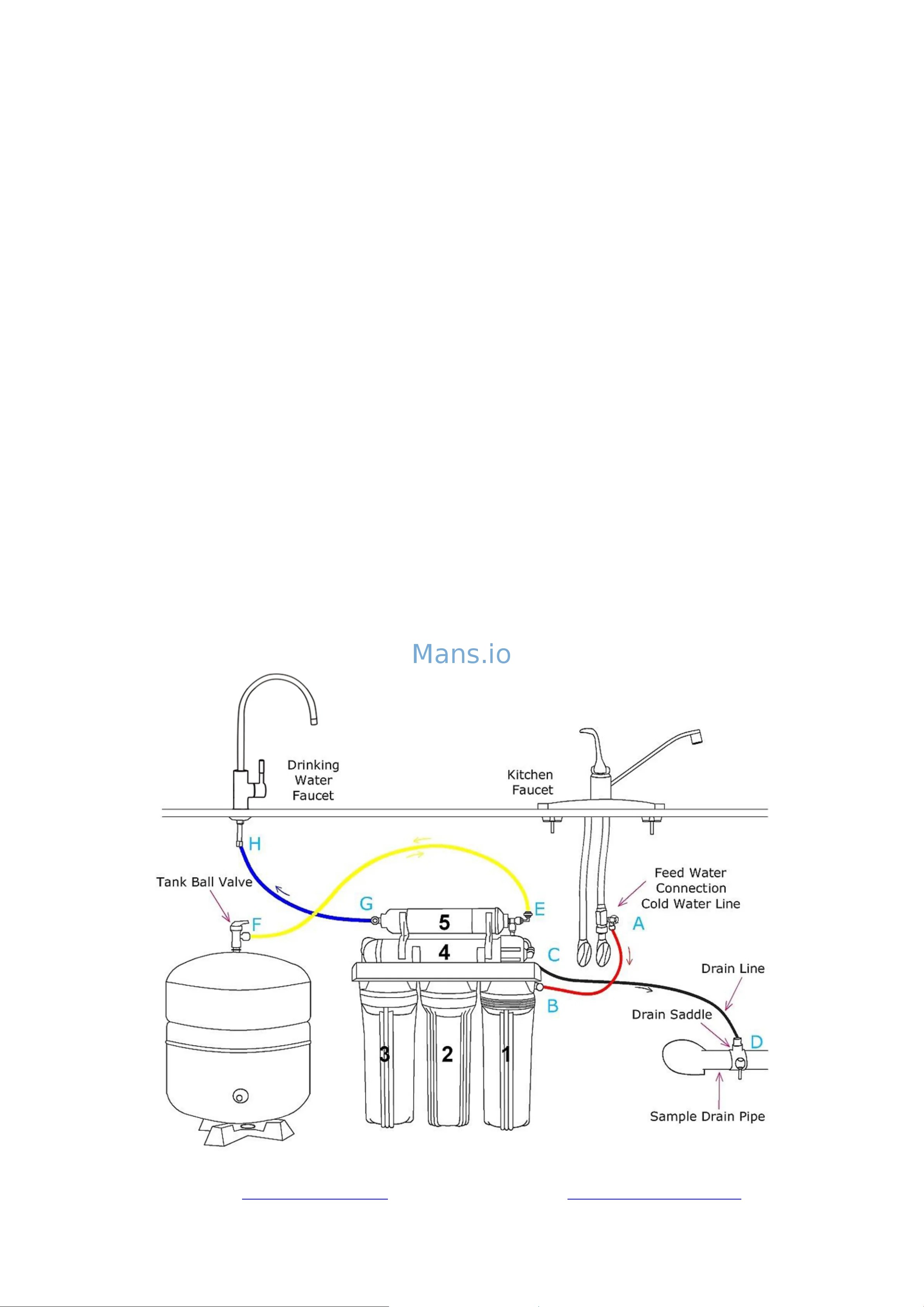 ISPRING ‎RCC7P [8/29] How to drill a ½ hole in your sink or counter top