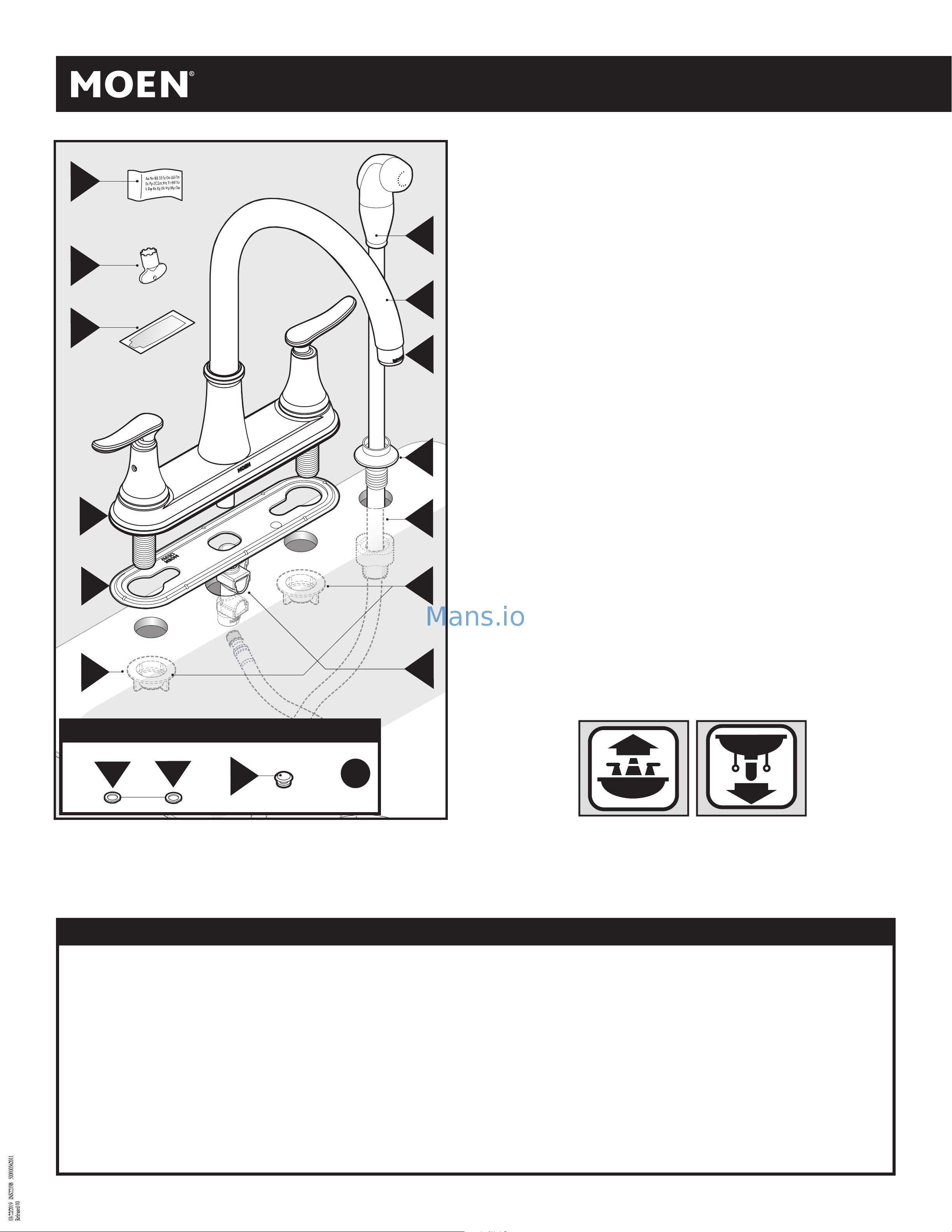 Moen ‎CA87888 [2/8] Parts list