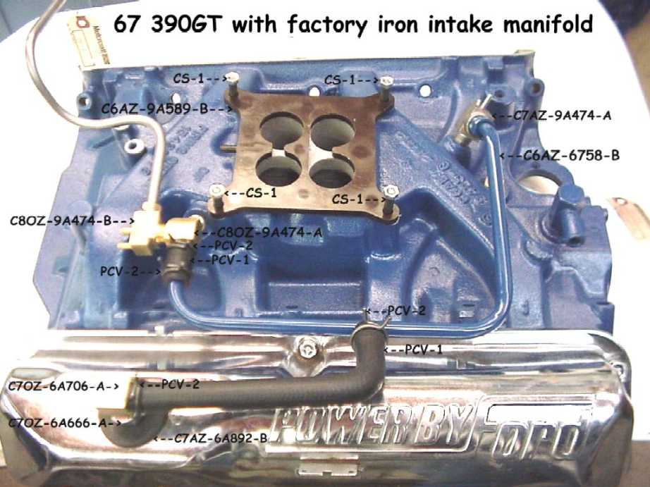 PCV system setup for a 64 Galaxie 390 | Ford Muscle Cars Tech Forum