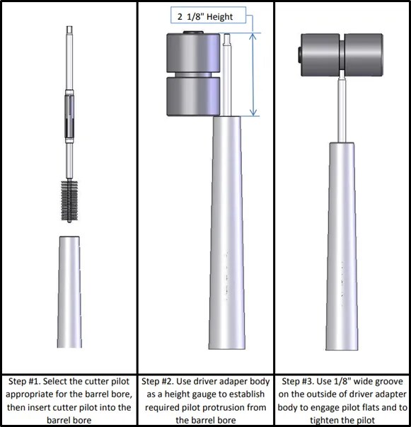 Instructions for the Manson Military Rifle Muzzle Crowning Tool Kit