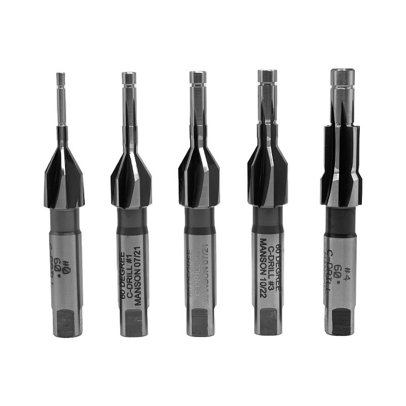 60 Degree Piloted Center Drill Manson Precision Reamers