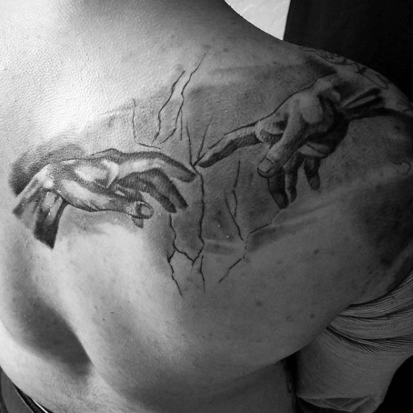 60 Die Schaffung von Adam Tattoo Designs für Männer Michelangelo