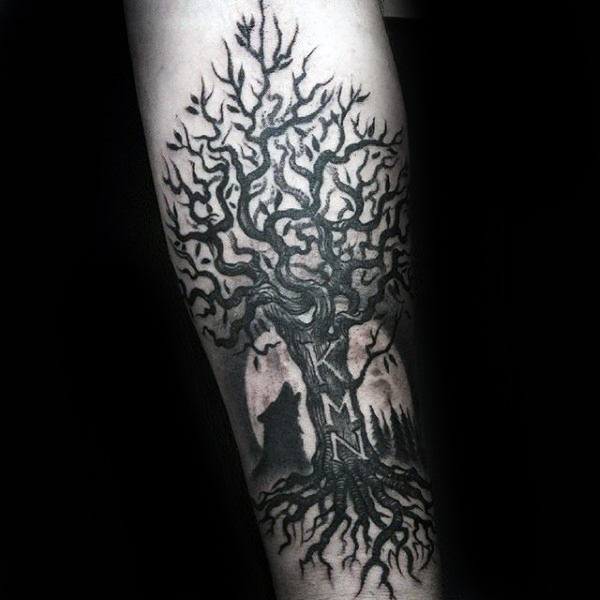 60 Stammbaum TattooDesigns für Männer Kinship Ink Ideen Mann Stil
