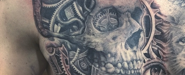 50 MechanikerTattoos für Männer Männliche Roboterüberholungen Mann