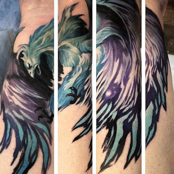 60 Phoenix Tattoo Designs für Männer Ein 1.400 Jahre alter Vogel