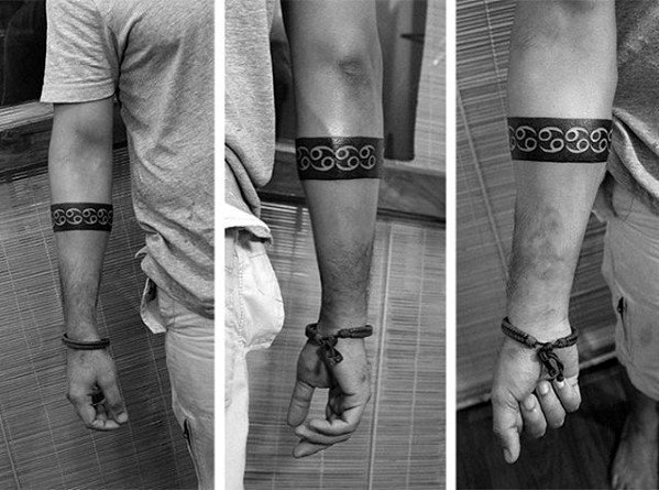 50 Unterarm Band Tattoos für Männer Maskuline DesignIdeen Mann