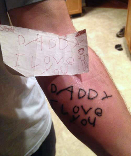 50 Vater Sohn Tattoos für Männer Erinnerungen gefangen in männlichen