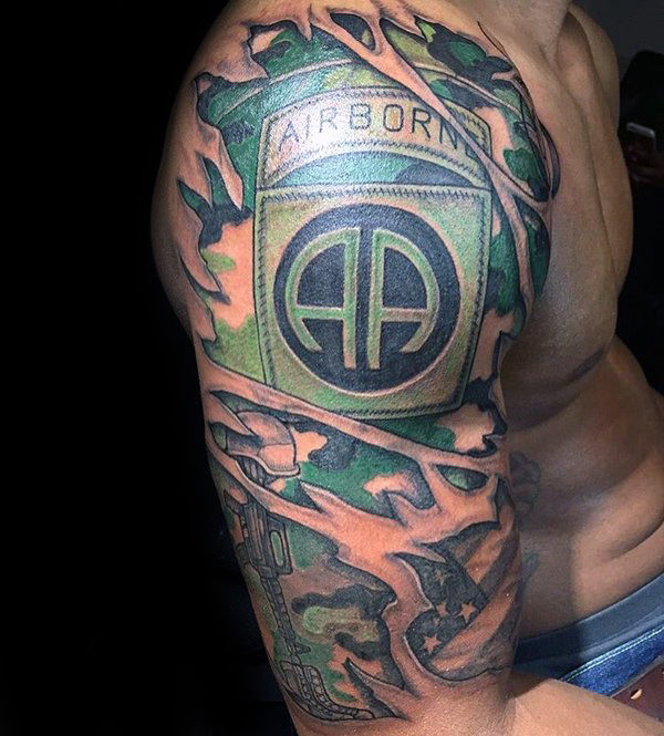 30 Airborne Tattoos für Männer Military Ink DesignIdeen Mann Stil