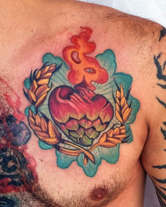 60 Bier Tattoo Designs für Männer Hops Ink Ideen Mann Stil Tattoo