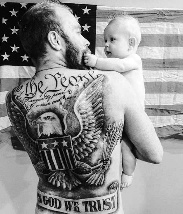 20 In Gott vertrauen wir Tattoo Designs für Männer Motto Ink Ideas