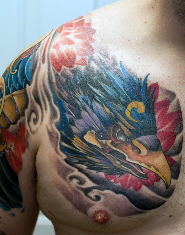 60 Phoenix Tattoo Designs für Männer Ein 1.400 Jahre alter Vogel