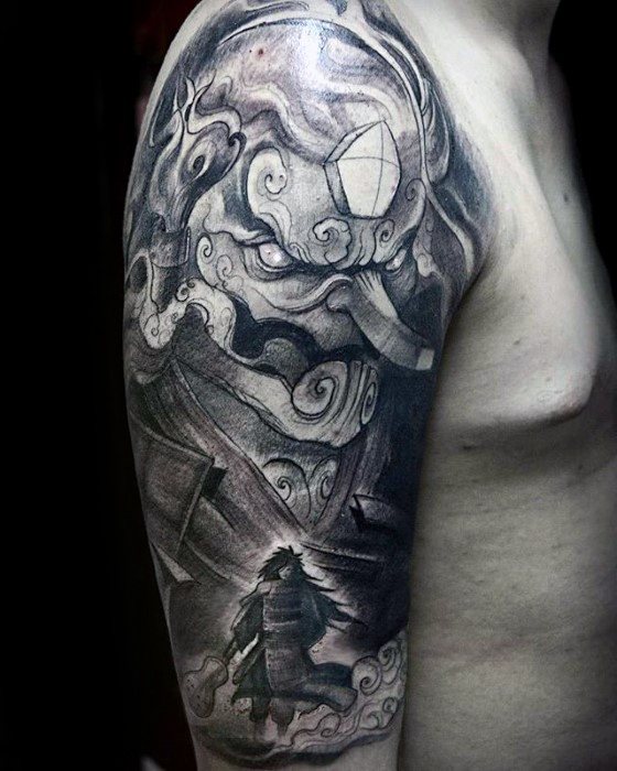 60 Anime Tattoos für Männer Cool Manga DesignIdeen Mann Stil Tattoo