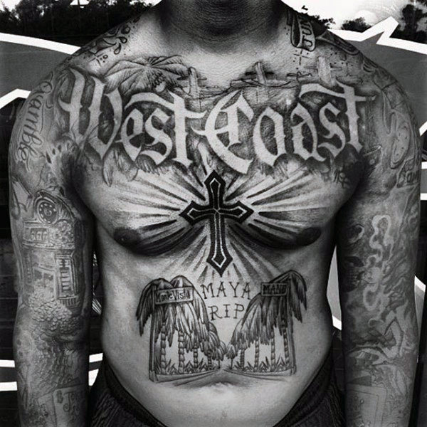 50 alte englische Tattoos für Männer Retro Font Ink DesignIdeen