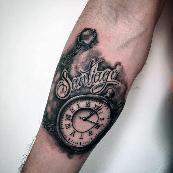 50 Kinder Name Tattoos für Männer Cool Kinder DesignIdeen Mann