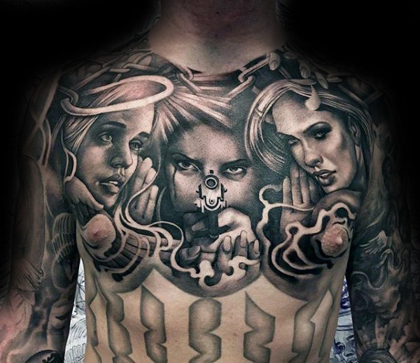 90 Chicano Tattoos für Männer Cultural Ink DesignIdeen Mann Stil