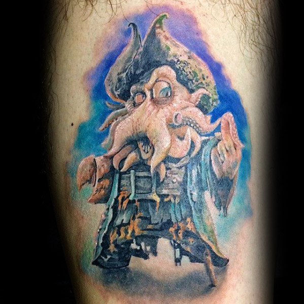 60 Davy Jones Tattoo Designs für Männer Sailors Devil Ink Ideen