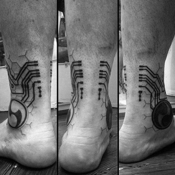 70 Knöchel Tattoos für Männer Maskuline DesignIdeen Mann Stil Tattoo