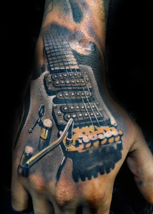 50 3D Hand Tattoo Designs für Männer Masculine Ink Ideen Mann Stil Tattoo
