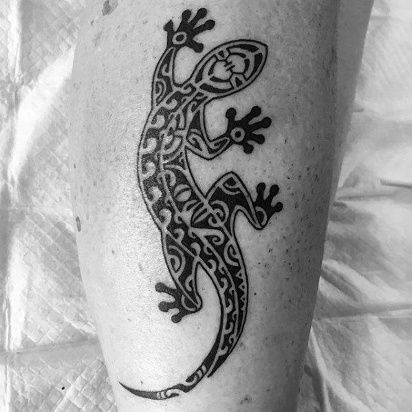 50 Gecko Tattoo Designs für Männer ReptilTinte Ideen