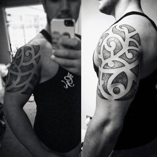 100 Maori Tattoo Designs für Männer Neuseeland Tribal Ink Ideen