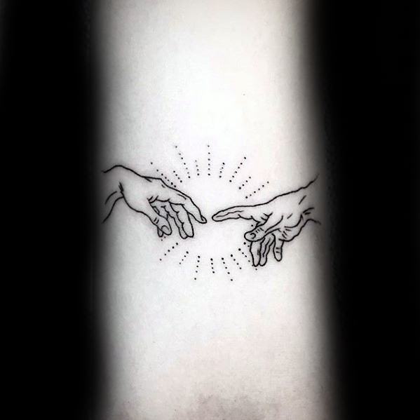 60 Die Schaffung von Adam Tattoo Designs für Männer Michelangelo