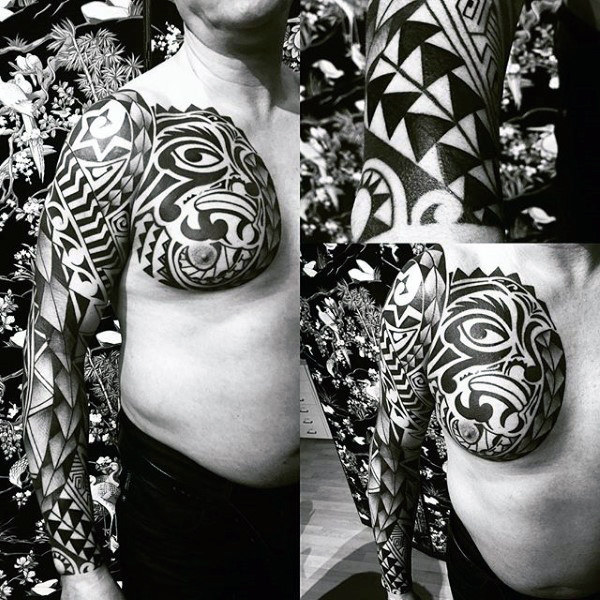 100 Maori Tattoo Designs für Männer Neuseeland Tribal Ink Ideen