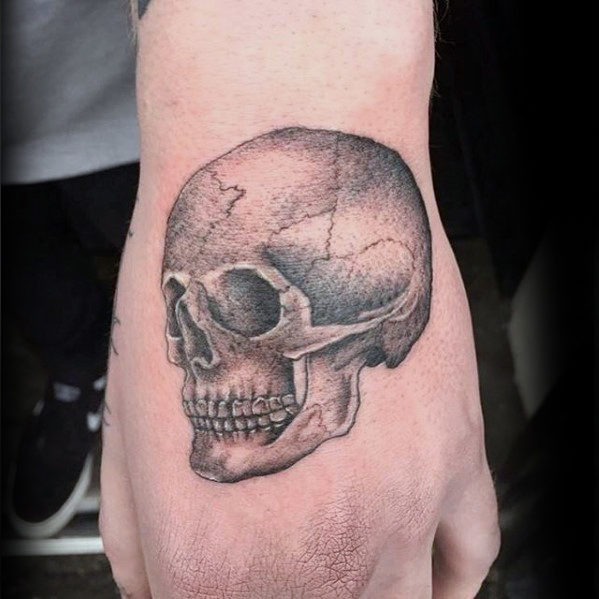 50 kleine Schädel Tattoos für Männer Mortality DesignIdeen Mann